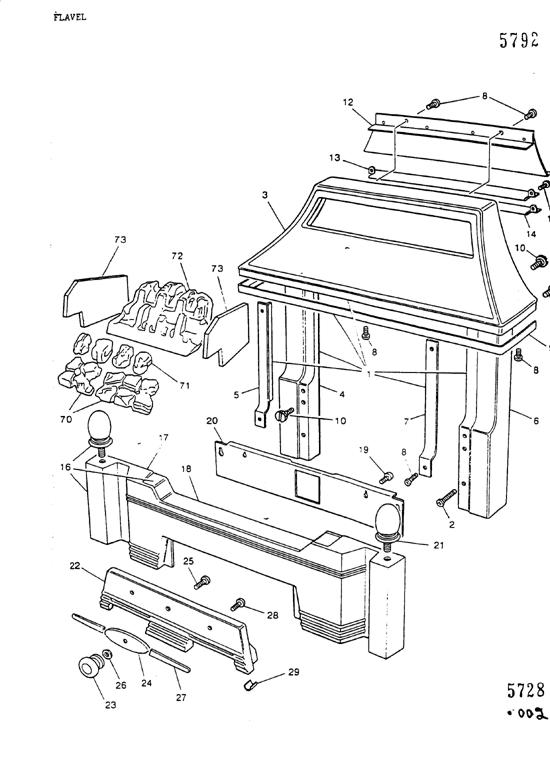 Exploded Diagram for CANOPY