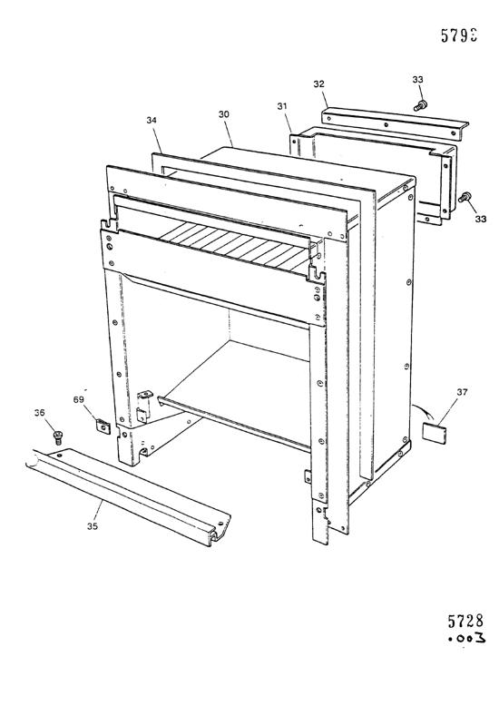 Exploded Diagram for FIREBOX ASSEMBLY