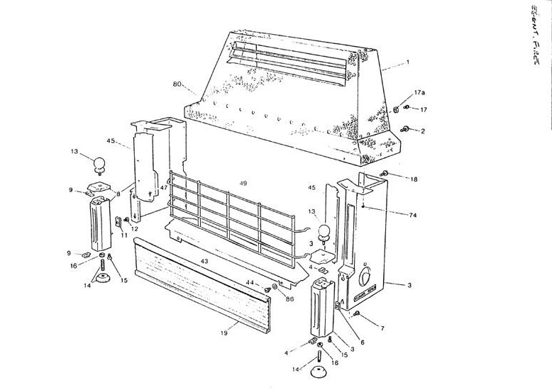 Exploded Diagram for CANOPY