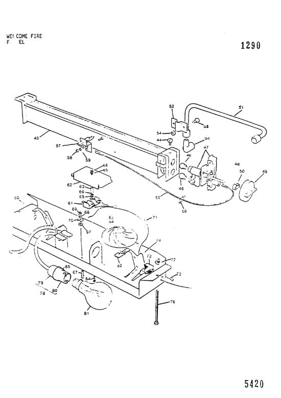 Exploded Diagram for GAS PARTS