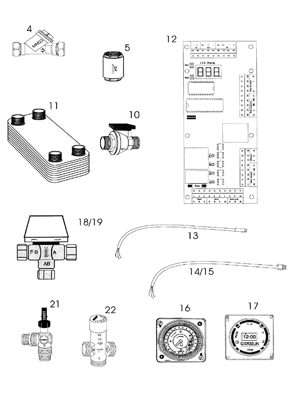 Exploded Diagram for ALL PARTS