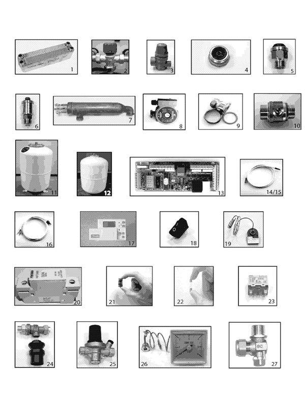 Exploded Diagram for ALL PARTS