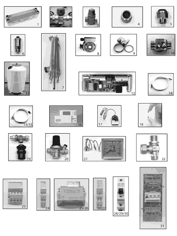 Exploded Diagram for ALL PARTS
