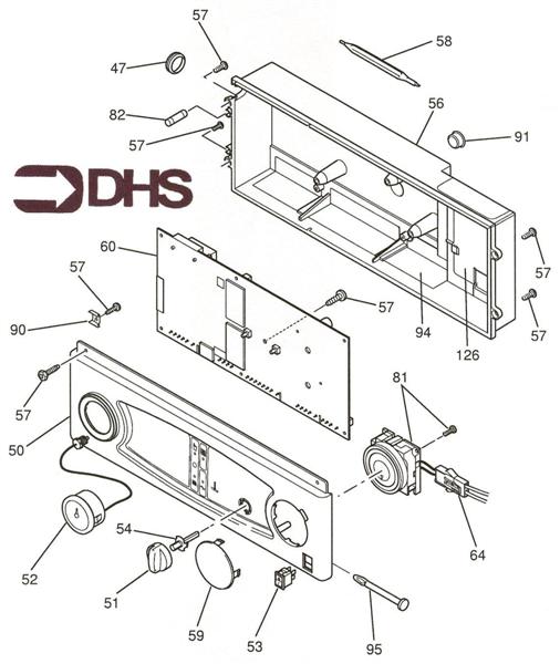 Exploded Diagram for CONTROL PANEL
