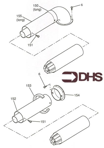 Exploded Diagram for FLUE ASSY