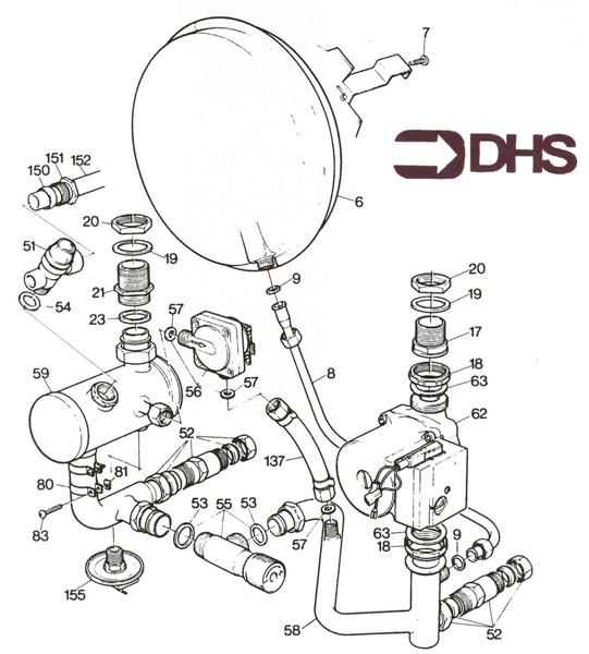 Exploded Diagram for EXPANSION VESSEL