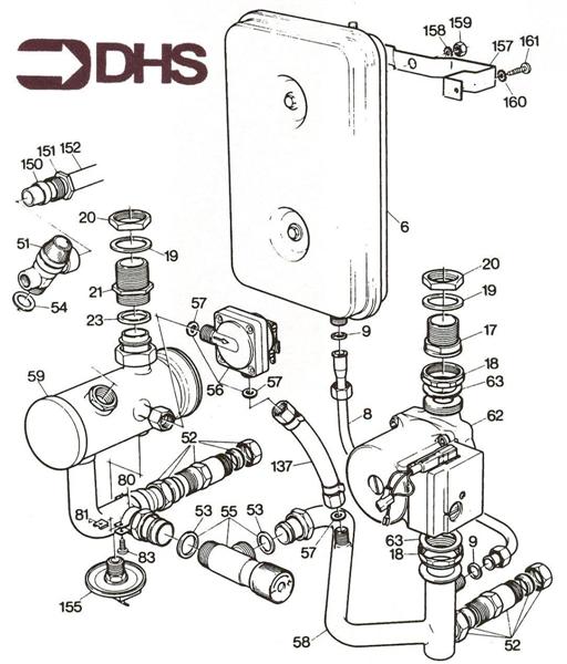Exploded Diagram for EXPANSION VESSEL