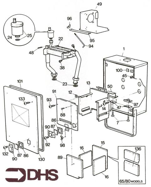 Exploded Diagram for INNER CASING ASSY