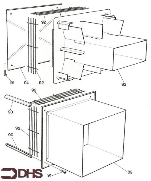 Exploded Diagram for FLUE ASSY