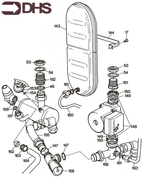Exploded Diagram for EXPANSION VESSEL
