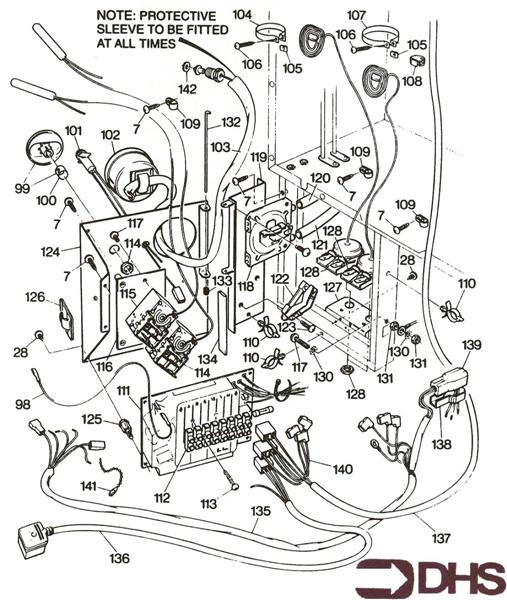 Exploded Diagram for CONTROL ASSY