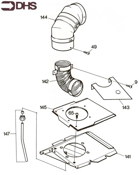 Exploded Diagram for FLUE KIT