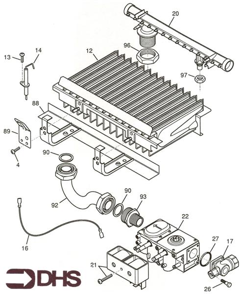 Exploded Diagram for BURNER