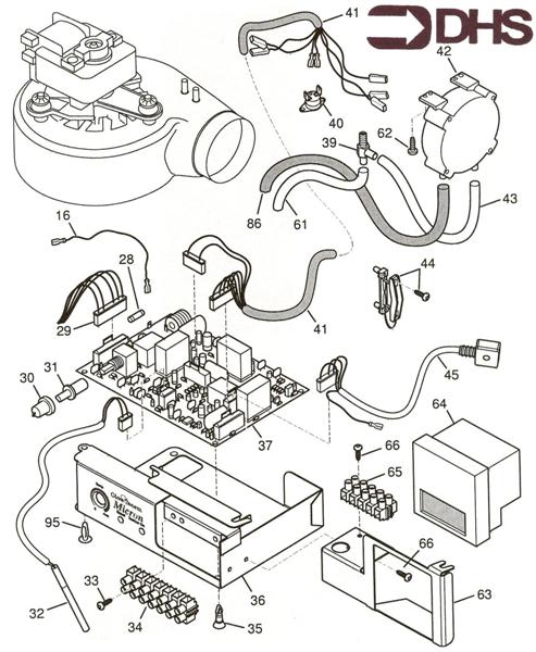 Exploded Diagram for CONTROL BOX ASSY