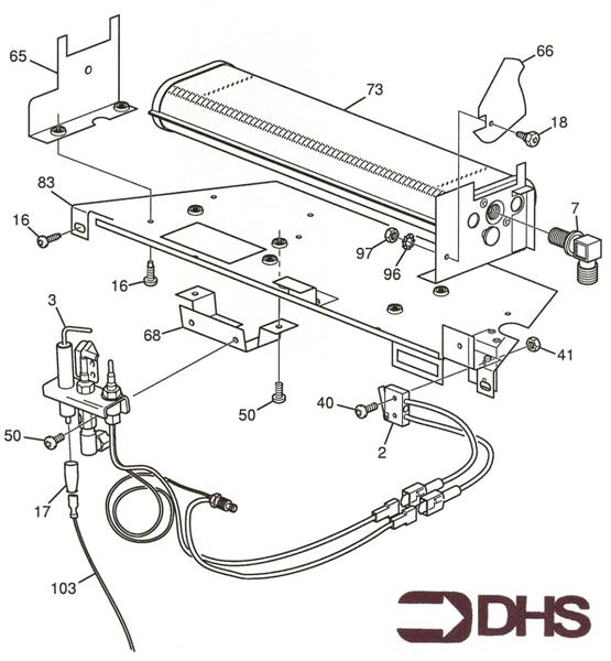 Exploded Diagram for BURNER