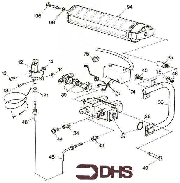 Exploded Diagram for BURNER