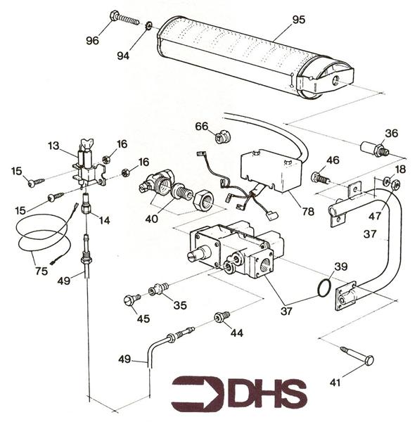 Exploded Diagram for BURNER