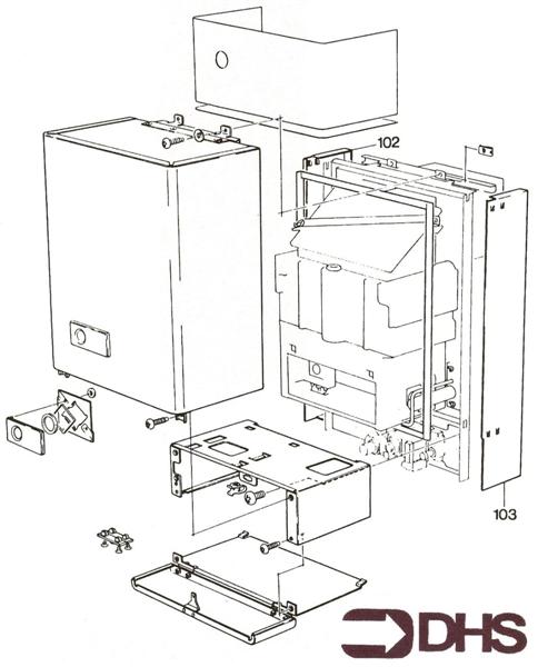 Exploded Diagram for OUTER CASING ASSY