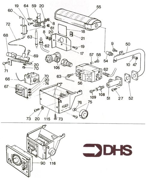 Exploded Diagram for BURNER