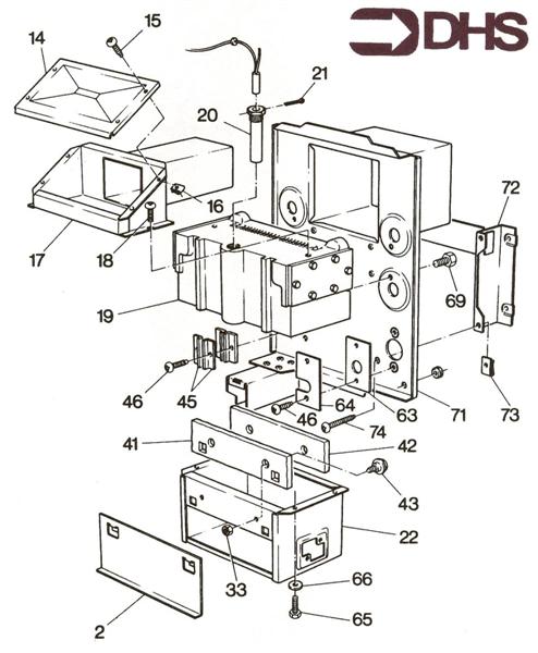 Exploded Diagram for HEAT EXCHANGER