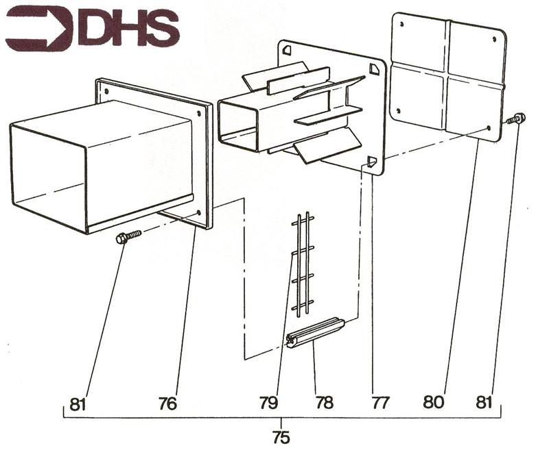 Exploded Diagram for FLUE ASSY