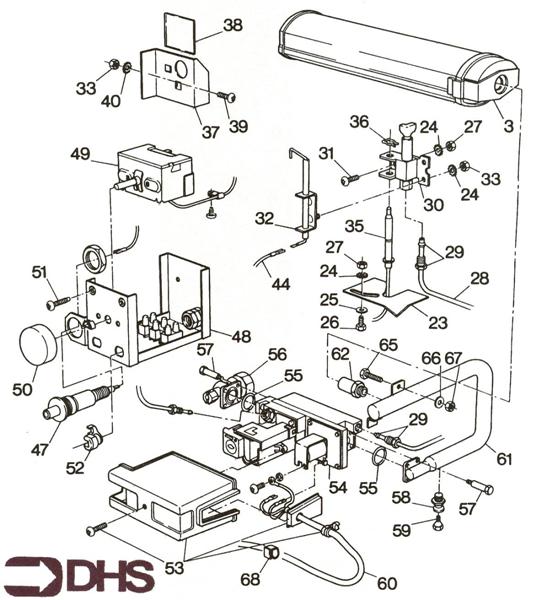 Exploded Diagram for BURNER
