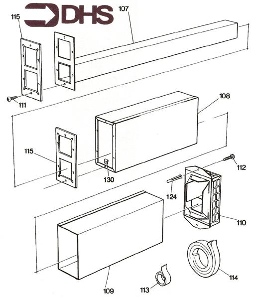 Exploded Diagram for FLUE ASSY