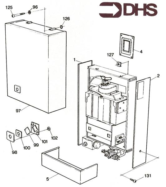 Exploded Diagram for OUTER CASING ASSY