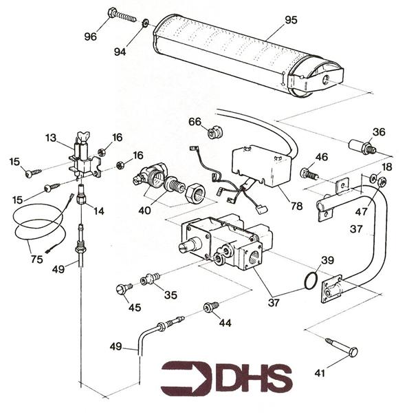 Exploded Diagram for BURNER