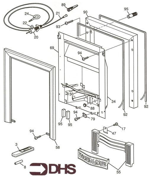 Exploded Diagram for OUTER CASING ASSY