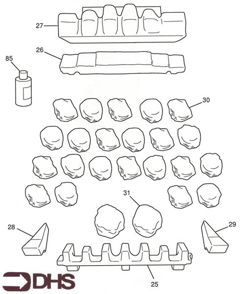 Exploded Diagram for FUEL SUPPORT ASSY