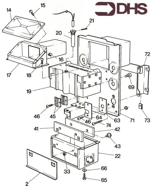Exploded Diagram for HEAT EXCHANGER