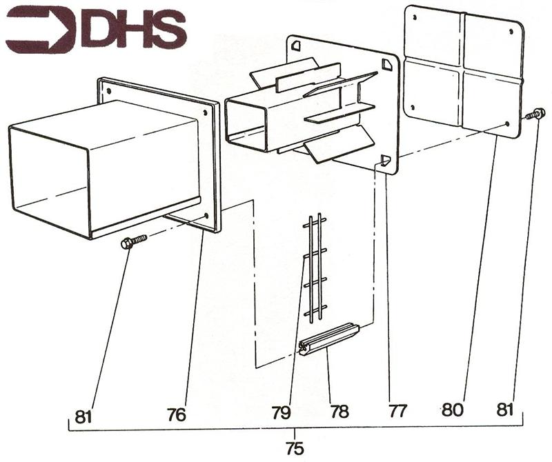Exploded Diagram for FLUE ASSY