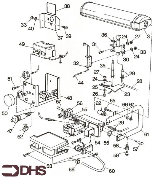 Exploded Diagram for BURNER
