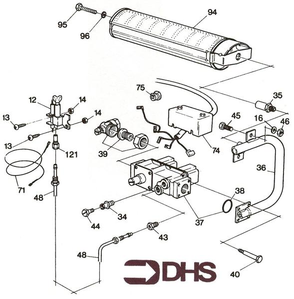 Exploded Diagram for BURNER