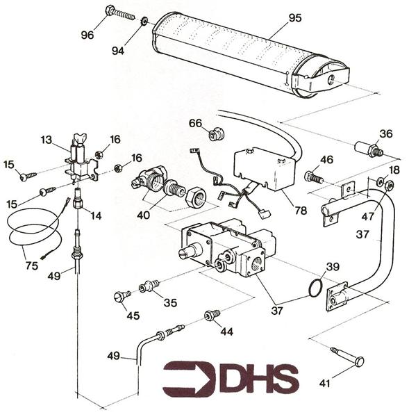 Exploded Diagram for BURNER