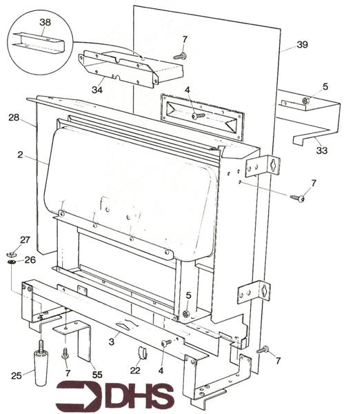 Exploded Diagram for OUTER CASING ASSY