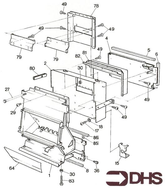 Exploded Diagram for HEAT EXCHANGER