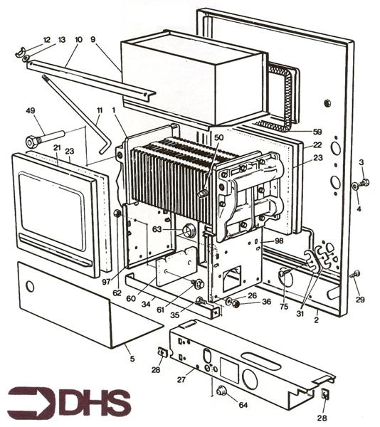 Exploded Diagram for HEAT EXCHANGER