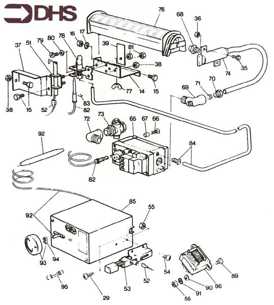 Exploded Diagram for BURNER