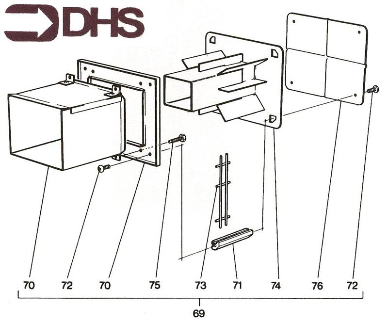 Exploded Diagram for FLUE SECTION