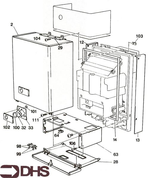 Exploded Diagram for CASING 2