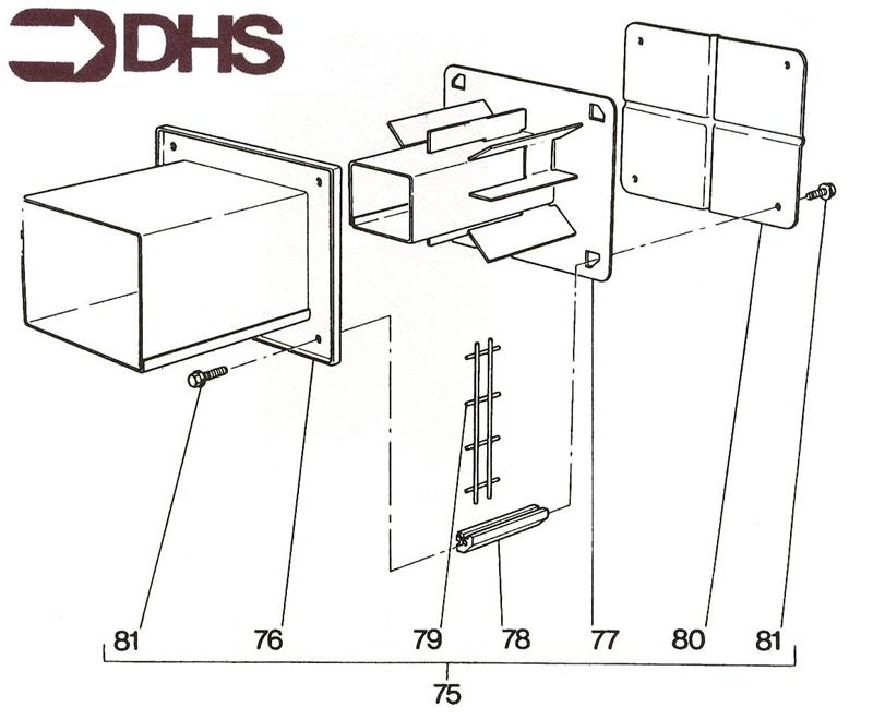 Exploded Diagram for FLUE SECTION