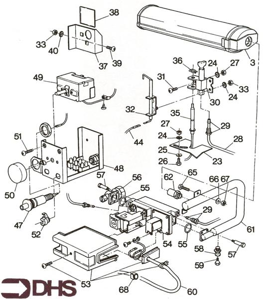 Exploded Diagram for BURNER