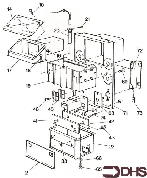 Exploded Diagram for HEAT EXCHANGER
