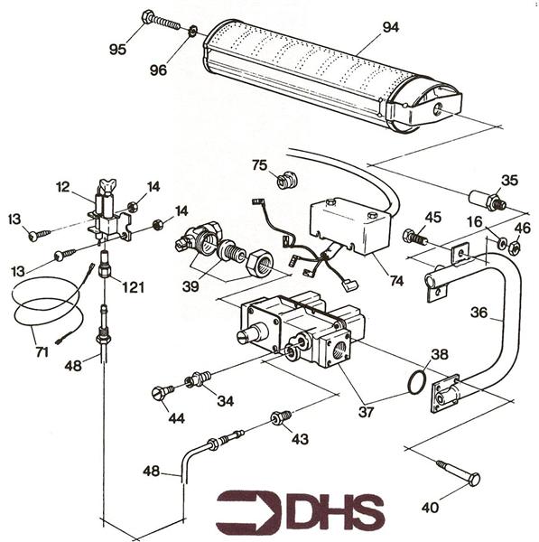 Exploded Diagram for BURNER
