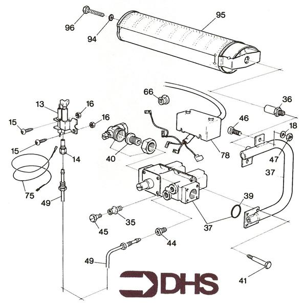 Exploded Diagram for BURNER
