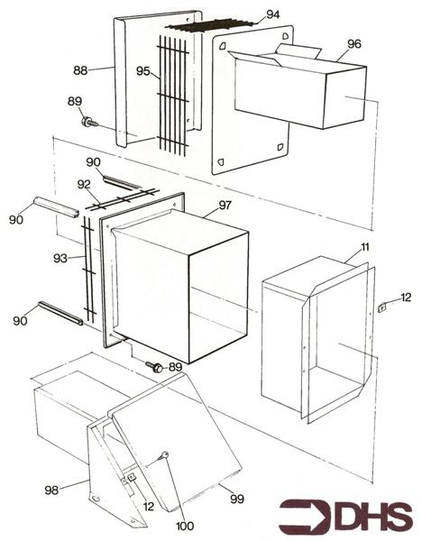 Exploded Diagram for FLUE SECTION