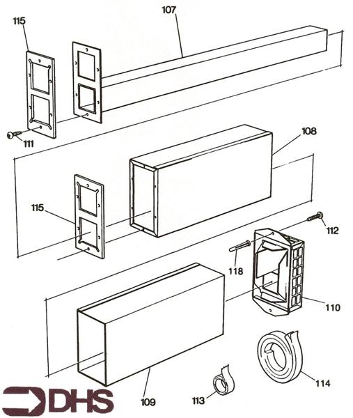 Exploded Diagram for FLUE SECTION