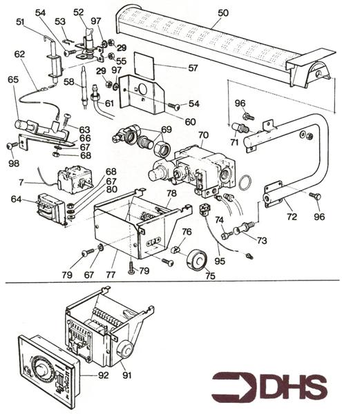 Exploded Diagram for BURNER